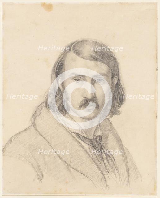 Self-Portrait, 1838. Creator: Friedrich Preller (German, 1804-1878).