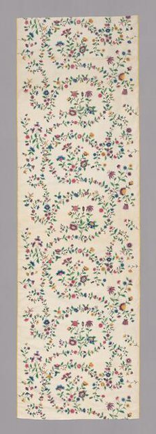 Panel (Dress Fabric), China, Qing dynasty (1644-1911), 1750/75. Creator: Unknown.