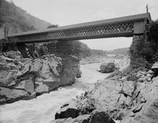Tucker Toll Bridge, Bellows Falls, Vt., between 1900 and 1910. Creator: Unknown.