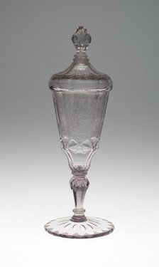 Goblet with Cover, Silesia, c. 1750. Creator: Christopher Gottfried Schneider.