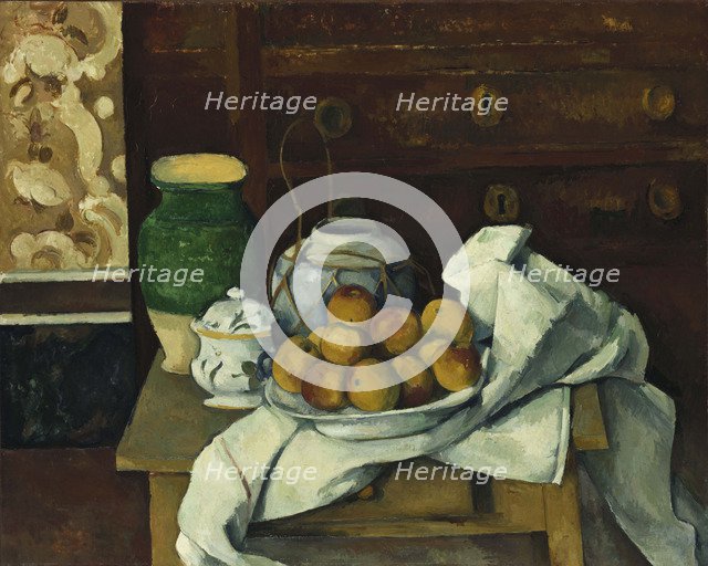 Still life with commode, ca 1883-1887.