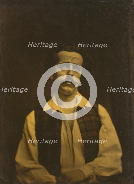 Painful recollection or painful thoughts, 1854-1856, printed 1862. Creator: Duchenne de Boulogne.