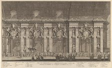 Procession held in Saint Peter's Basilica in honor of the Canonization of several Saints, ..., 1712. Creator: Anon.