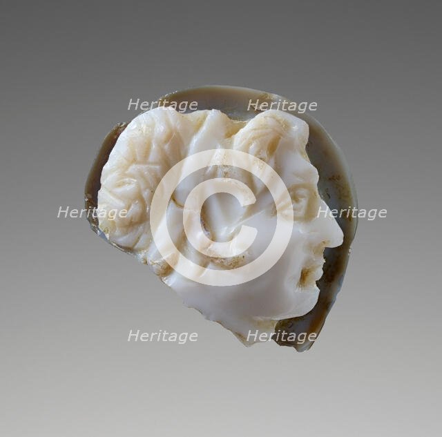 Cameo Gem with Head of Alexander the Great, 50 B.C.-A.D. 50. Creator: Unknown.