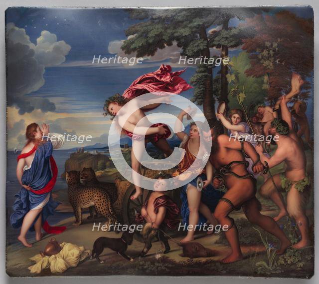 Bacchus and Ariadne, 1808-1811. Creator: Henry Bone (British, 1755-1834).