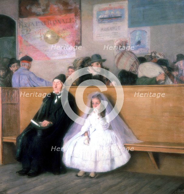 'At the Station', c1870-1900. Artist: Giuseppe Ricci