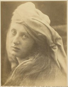 A Study of the Beatrice Cenci, September 1870. Creator: Julia Margaret Cameron.