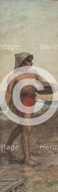 Sketch for the town hall in 4th arrondissement: November, December, January, February, 1884. Creator: Paul Milliet.