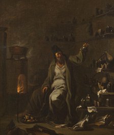 The Alchemist, late 17th-mid 18th century. Creator: Alessandro Magnasco.