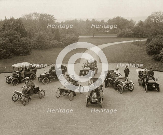 Automobile Club of North Wales, Bangor, c1904	. Creator: John Wickens.