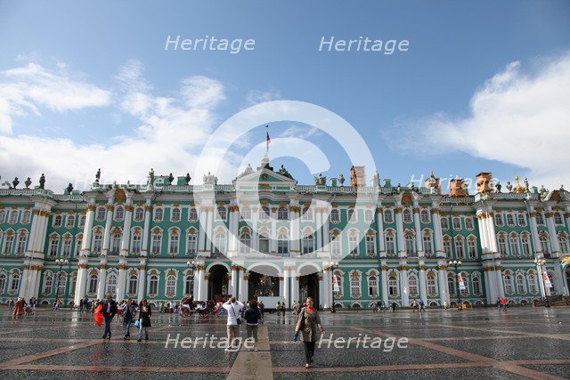 Winter Palace, Hermitage Museum, St Petersburg, Russia, 2011. Artist: Sheldon Marshall