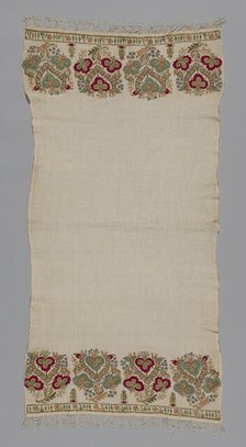 Towel, Mytilene, 18th century. Creator: Unknown.