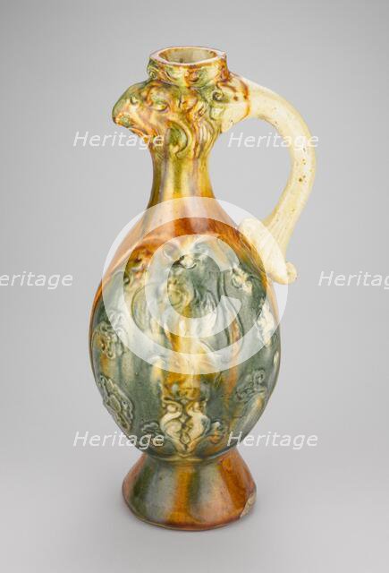 Phoenix-Headed Ewer, Tang dynasty (618-907 A.D.), first half of 8th century. Creator: Unknown.