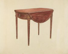 Pembroke Table, c. 1940. Creator: Florence Choate.