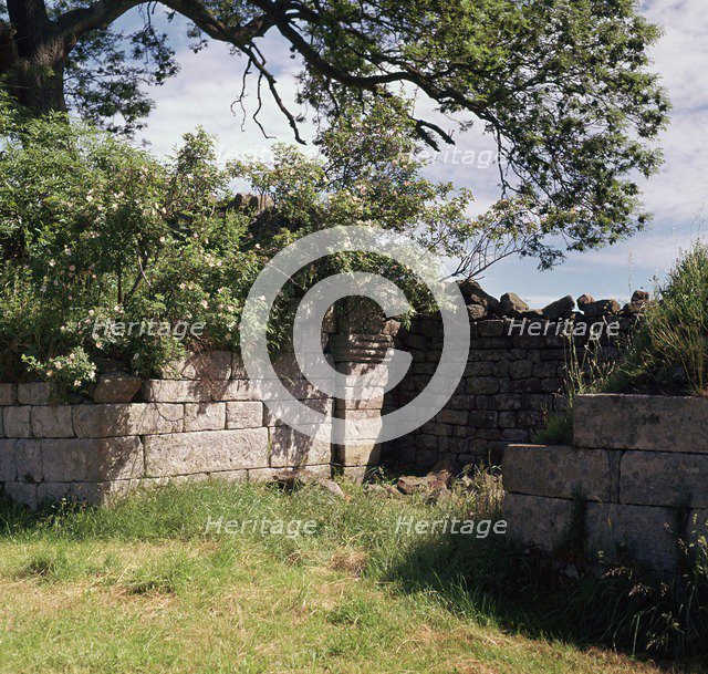Gateway of the Roman fort in High Rochester, Northumberland, 1st century. Artist: Unknown