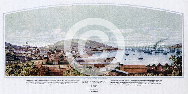 San Francisco, California, 1849 (1937).Artist: Henry Firks