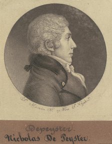 Nicholas de Peyster, Jr., 1797. Creator: Charles Balthazar Julien Févret de Saint-Mémin.