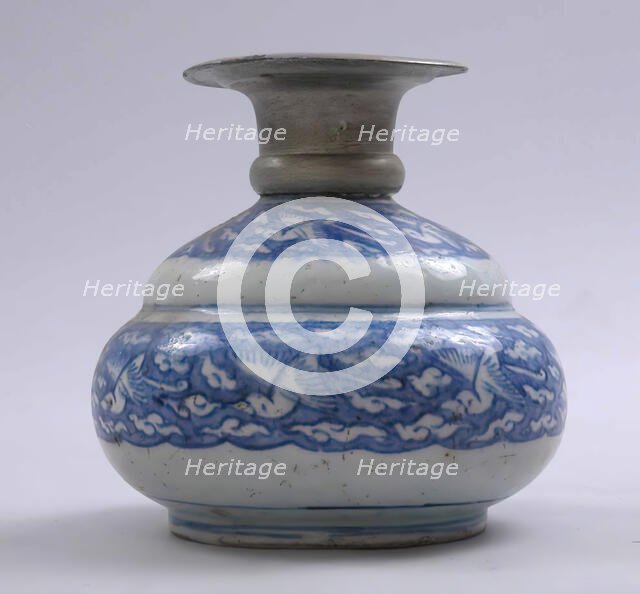 Bottle, Iran, 17th century. Creator: Unknown.