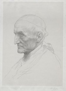 Portrait of Cardinal Manning (2nd Plate). Creator: Alphonse Legros (French, 1837-1911).