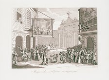 'Masquerades and Operas. Burlington Gate', 18th century. Artist: Unknown
