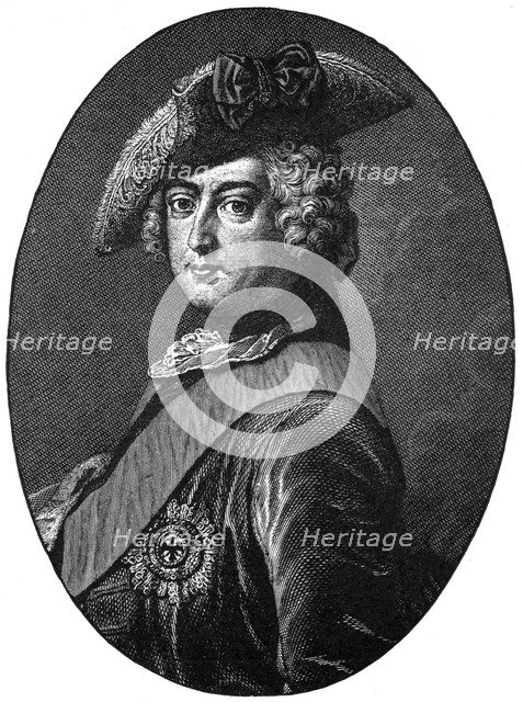 Frederick the Great, King of Prussia, (1903).Artist: Antoine Pesne