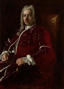 Portrait of Cornelis Calkoen (1696-1764). Ambassador to the Ottoman Empire in Constantinople (Istanb Creator: Jean Baptiste Vanmour.