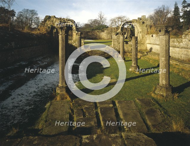 The Chapter House, the Cistercian Abbey of Jervaulx, North Yorkshire, 1995 Artist: Andrew Tryner