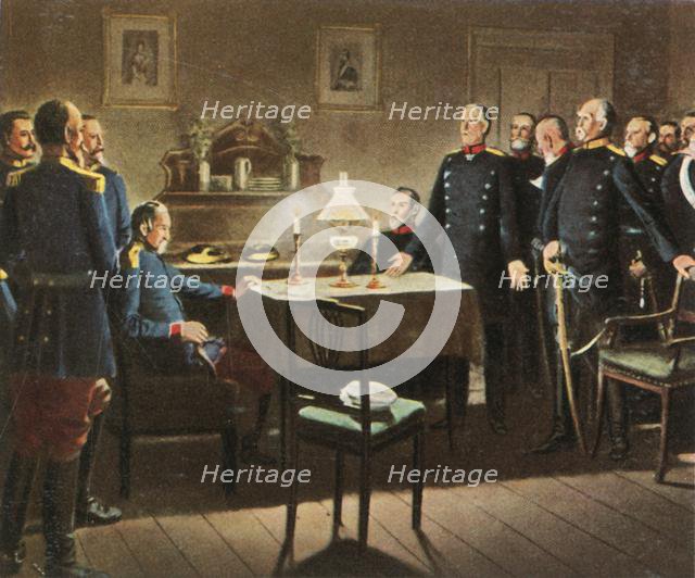 The Surrender at Sedan Castle, 2 September 1870, (1936). Creator: Unknown.