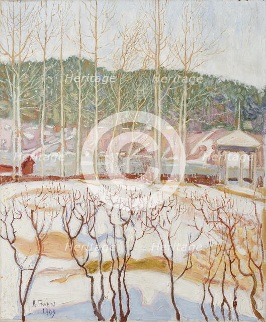 Landscape, 1909. Creator: Antti Faven.