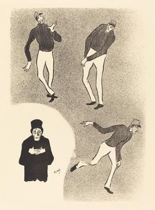 Clowns, 1893. Creator: Henri-Gabriel Ibels.