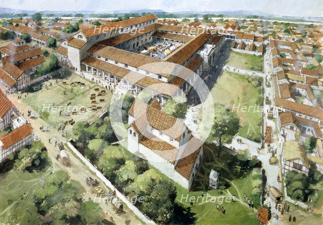 Silchester Roman City, c3rd century, (1990-2010). Artist: Ivan Lapper.