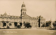 'City Hall, Cape Town', c1933. Artist: Unknown.