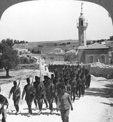 Defeated Turkish soldiers, Palestine, World War I, c1917-c1918. Artist: Realistic Travels Publishers
