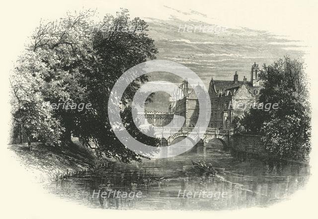 'The Bridges, St. John's College', c1870.