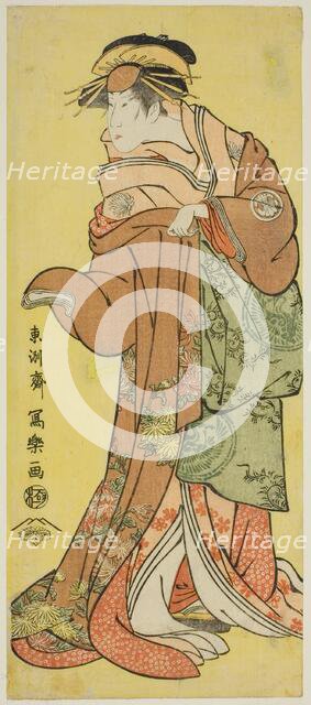 Segawa Kikunojo III in the Role of Courtesan Katsuragi, c. 1795. Creator: Tôshûsai Sharaku.