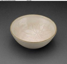 Bowl with Stylized Flowers and Leaves, Style of Northern Song dynasty, probably 20th century. Creator: Unknown.