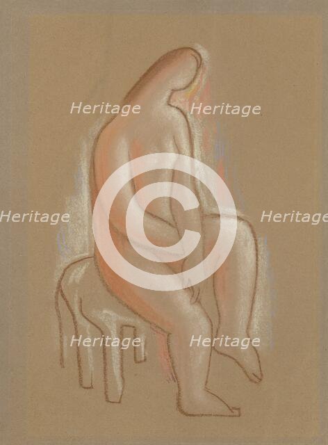 Seated, around 1930. Creator: Mikulas Galanda.