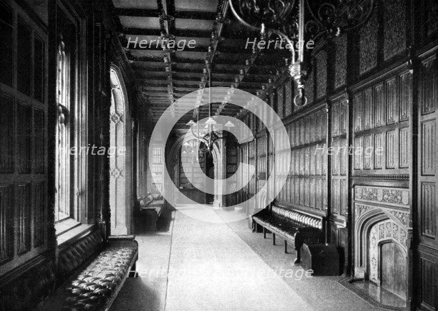 The Division Lobby, House of Commons, Westminster, London, 1926. Artist: Unknown