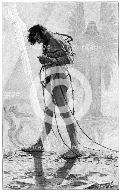 'Judas Iscariot', 1899.Artist: JF Weber