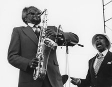 Jimmy Forrest and Al Grey, Capital Radio Jazz Festival, London 1979. Creator: Brian Foskett.