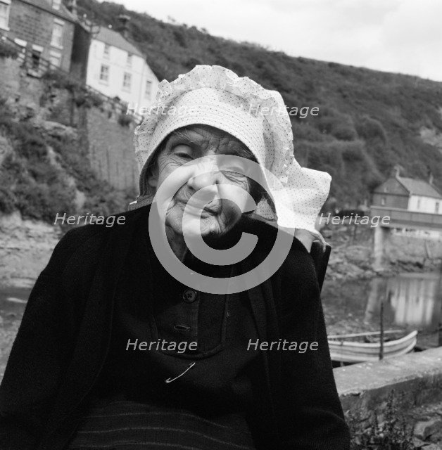 Mrs Verrill, aged 85, Staithes, North Yorkshire, 1956. Artist: John Gay