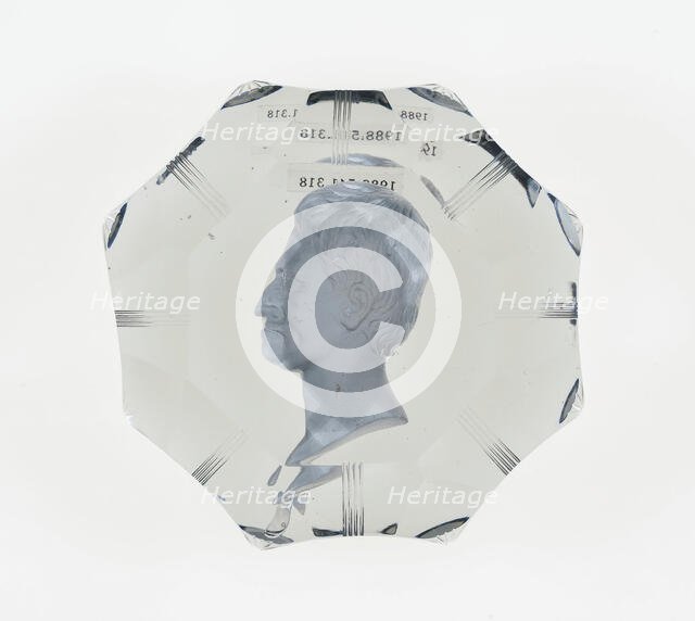 Paperweight, Baccarat, Mid 19th century. Creator: Baccarat Glasshouse.