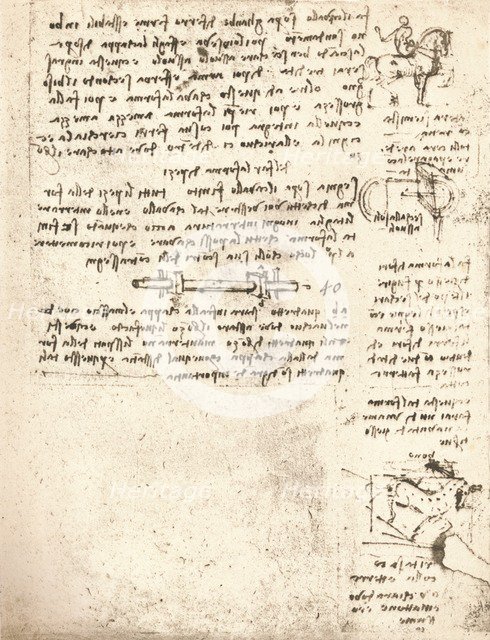 Study for the Sforza Monument, c1482-c1499 (1883). Artist: Leonardo da Vinci.