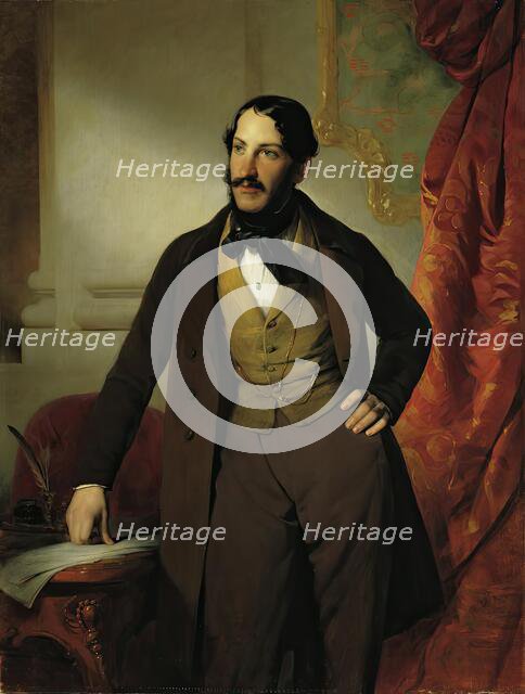 The industrialist Maximilian Todesco, 1846. Creator: Friedrich von Amerling.