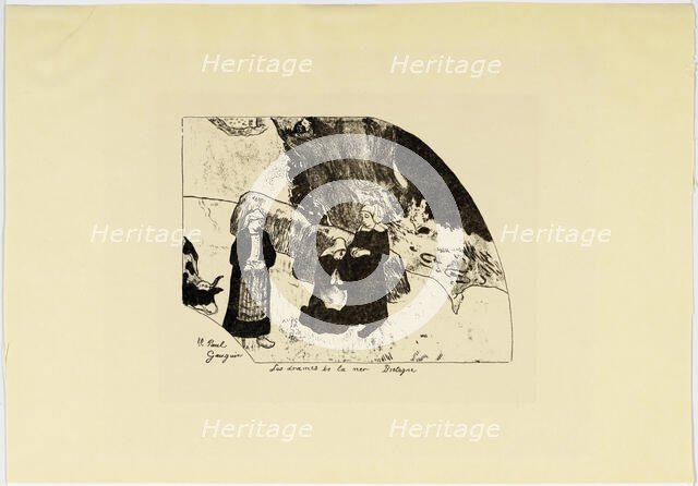 Les drames de la mer, 1889. Creator: Gauguin, Paul Eugéne Henri (1848-1903).