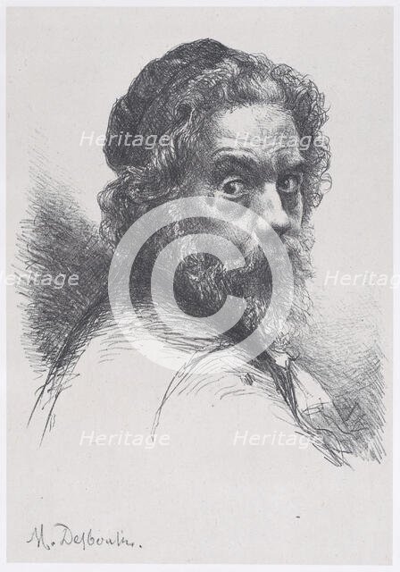 Portrait of the artist, 1894. Creator: Marcellin-Gilbert Desboutin.