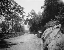 Road from the station, U.S. Military Academy, between 1900 and 1906. Creator: William H. Jackson.