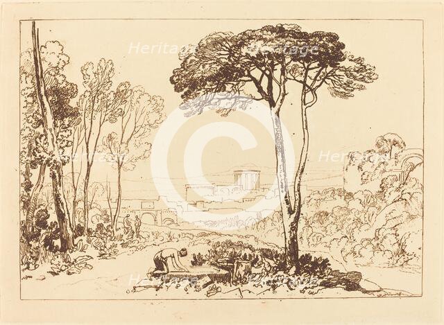 Scene in the Campagna, published 1812. Creator: JMW Turner.