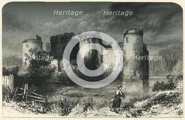'Bodiam Castle, Sussex', c1870.