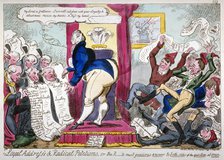 'Loyal Address's & Radical Petitions...', 1819.                                 Artist: Anon